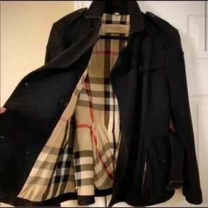 poshmark burberry coat